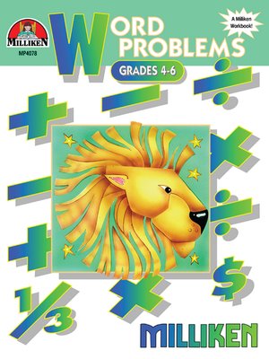 cover image of Word Problems, Grades 4-6